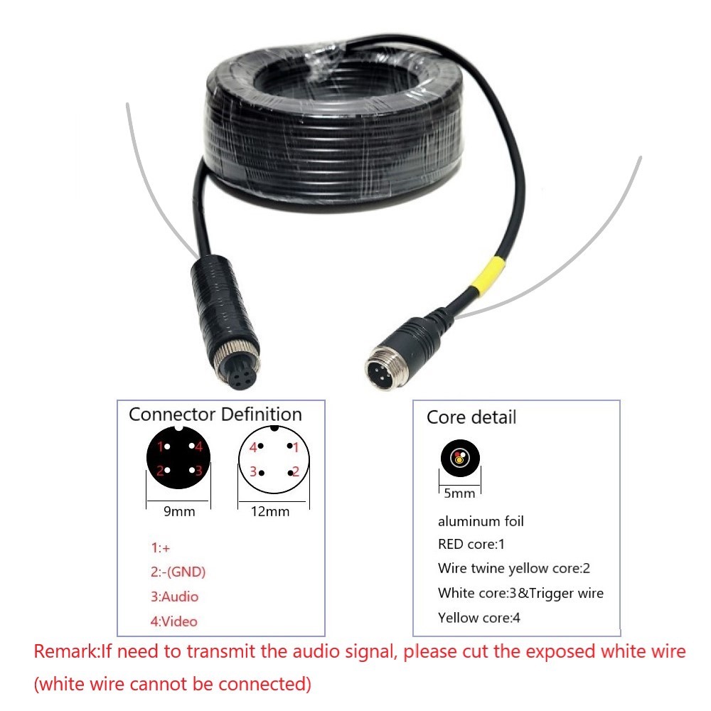 4Pin Aviation Cable With Trigger